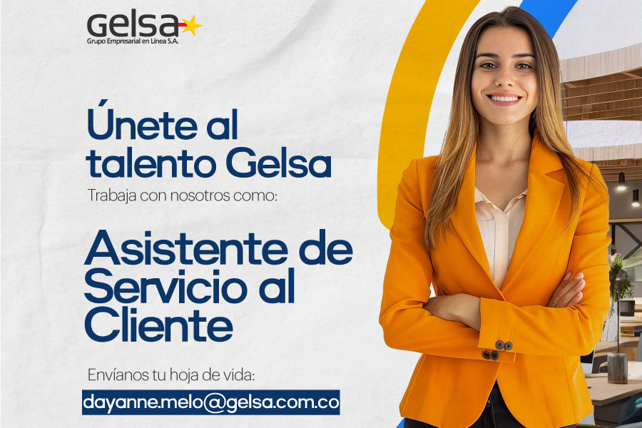 Convocatoria ASISTENTE DE SERVICIO AL CLIENTE 